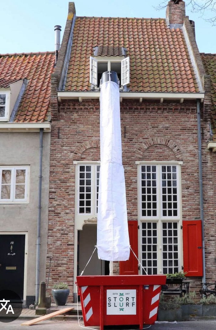Stortkoker voor afval, Ophalen, Zo goed als nieuw