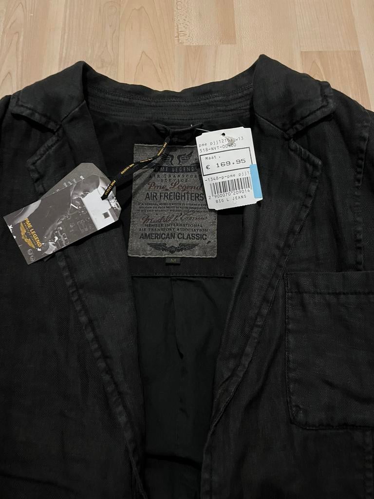 PME Legend casual colbert maat M, Kleding | Heren, Ophalen of Verzenden, Nieuw, Maat 48/50 (M), Zwart