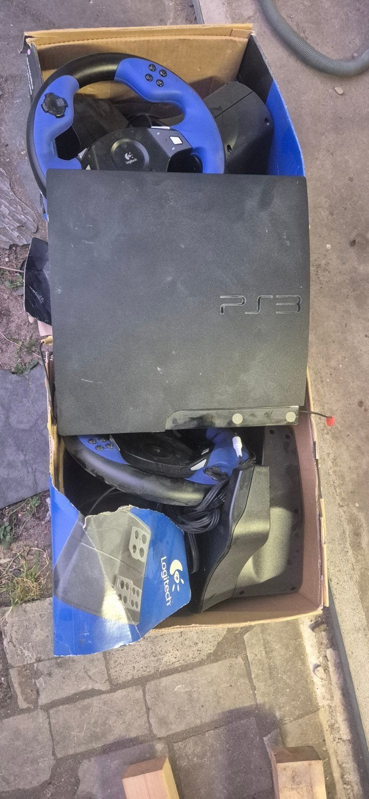 PS3 Slim CECH-2504B 320 GB - Meest gewilde model, Ophalen, Zonder controller, Slim
