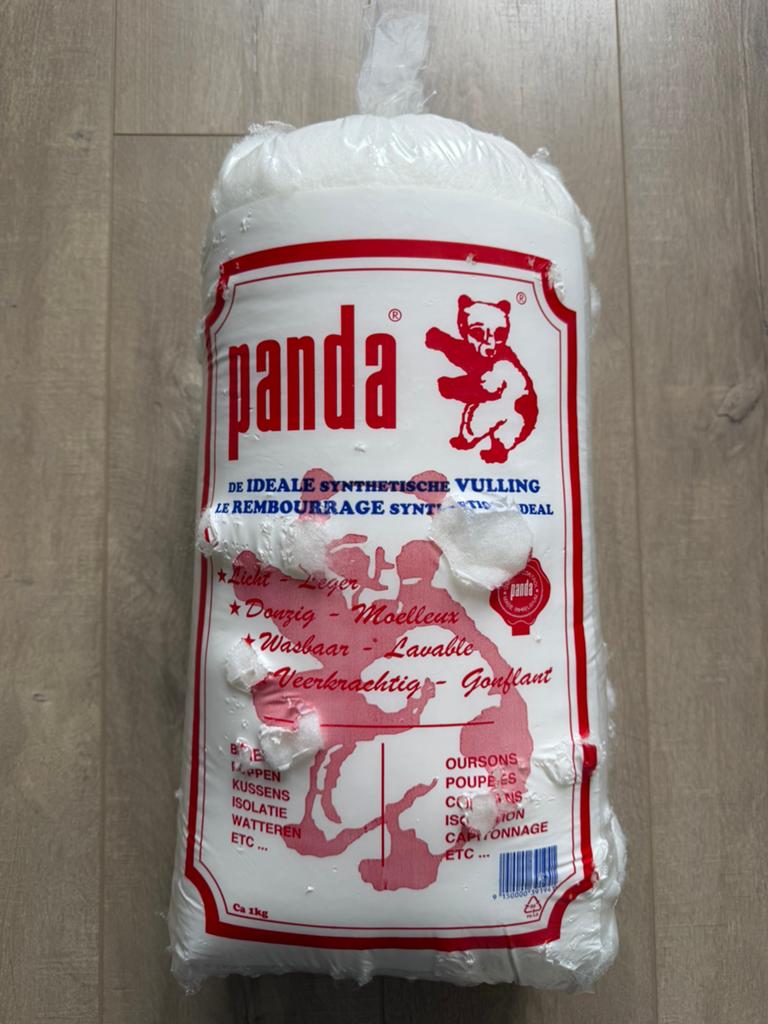 Panda synthetische kussen vulling 1 kg, Ophalen of Verzenden