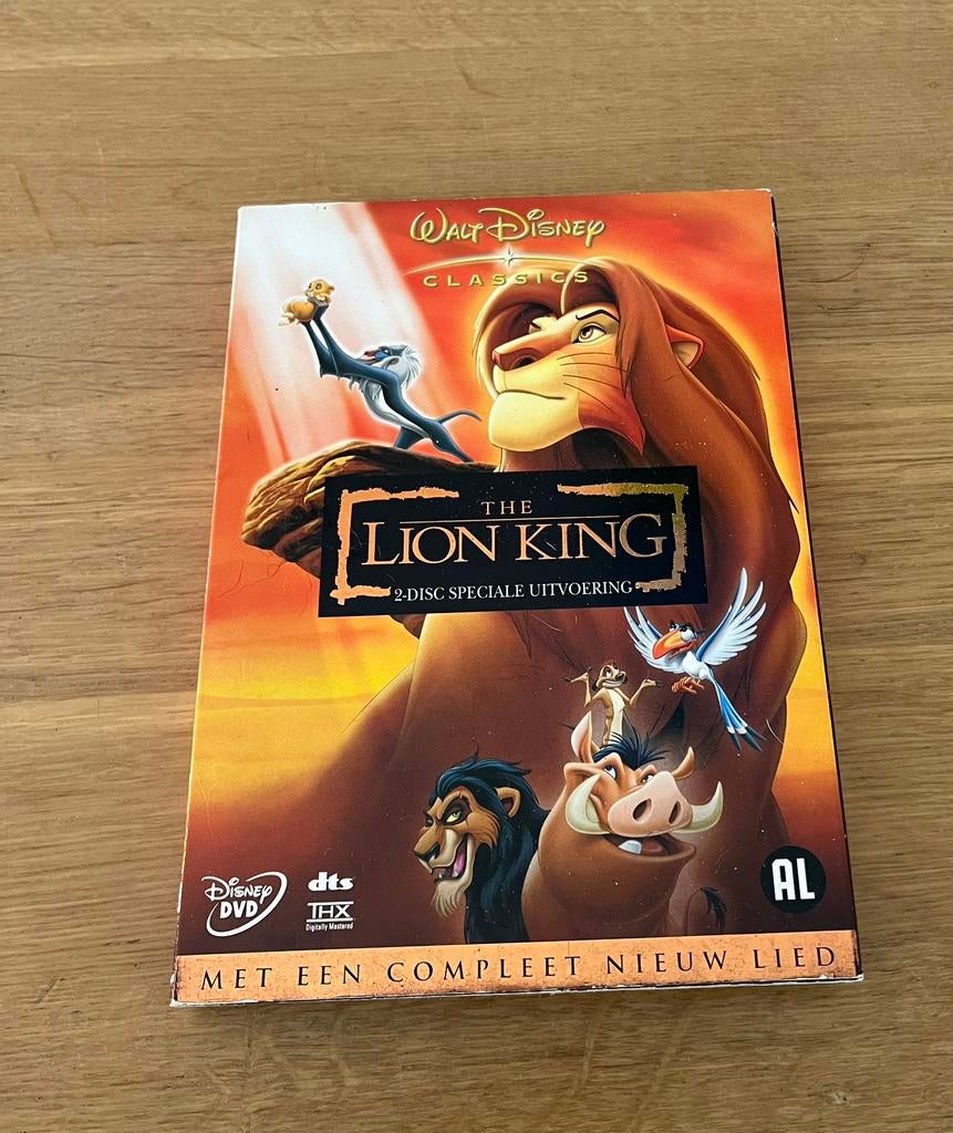 Dvd The lion king, Tekenfilm, Boxset, Ophalen of Verzenden, Zo goed als nieuw