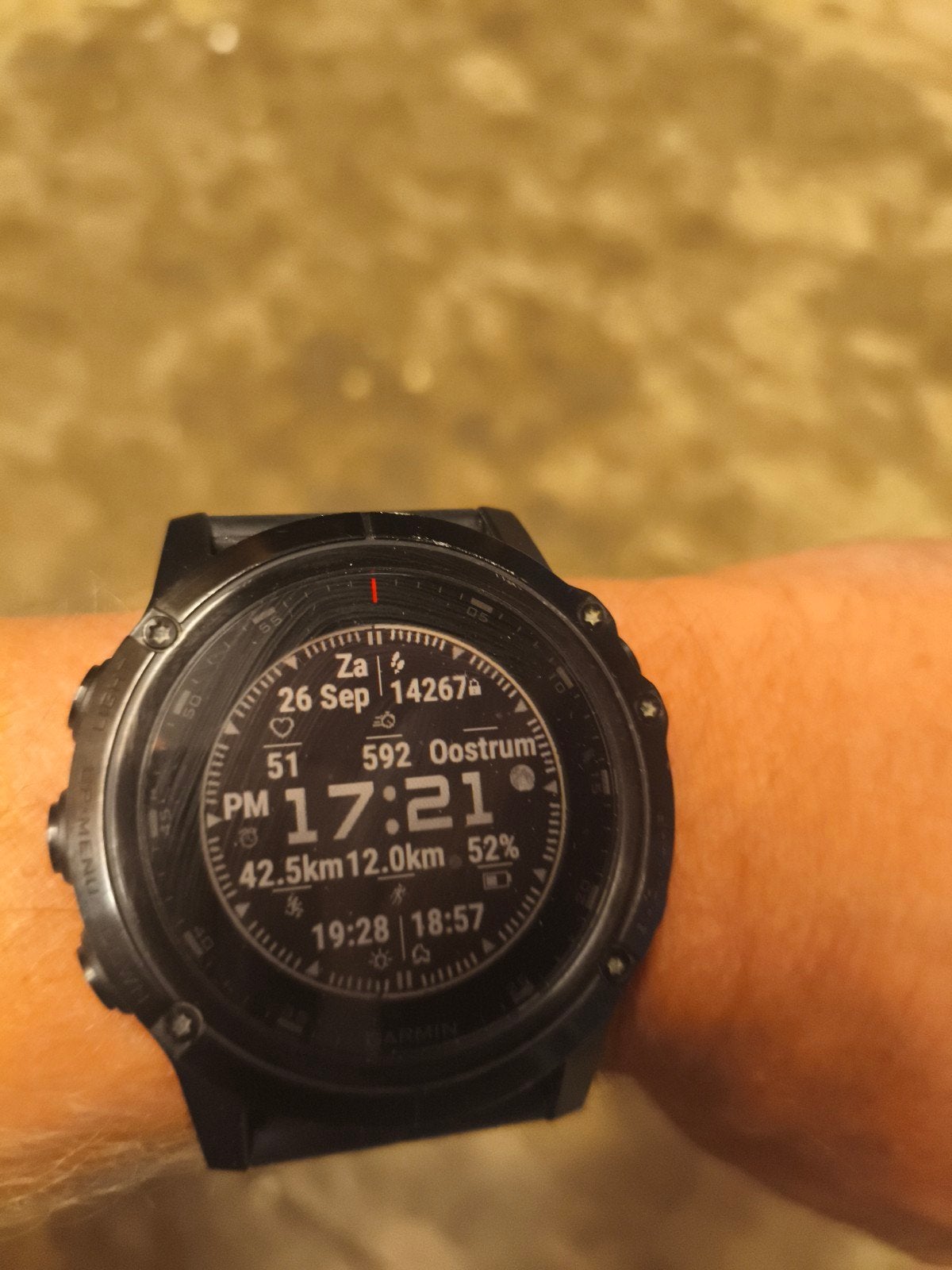 Garmin Fenix 5X Plus Sapphire Edition Multisport GPS Horloge, Ophalen, Zwart, Garmin, Zo goed als nieuw