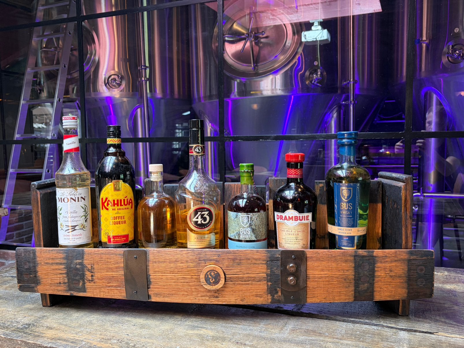 Whiskykast van Authentiek Whiskyvat en Hoepels, Ophalen, Nieuw, Hout, 5 tot 15 flessen