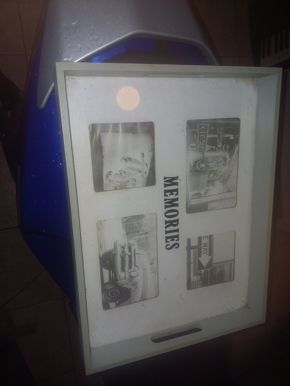 Dienblad, Huis en Inrichting, Woonaccessoires | Dienbladen, Ophalen of Verzenden, Gebruikt, Rechthoekig, Hout
