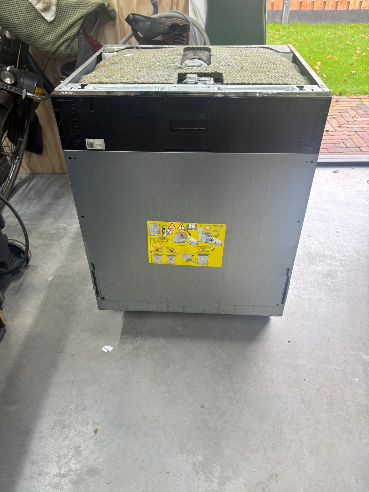 Aeg inbouw vaatwasser, Ophalen, Zo goed als nieuw, Inbouw, Minder dan 85 cm