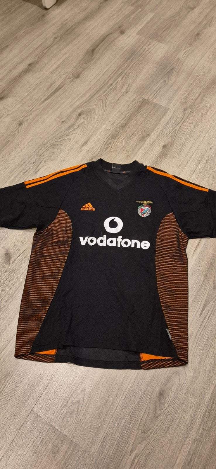 Retro SL Benfica 3e shirt 2004/2005, Maat 48/50 (M), Zwart, Ophalen of Verzenden, Zo goed als nieuw