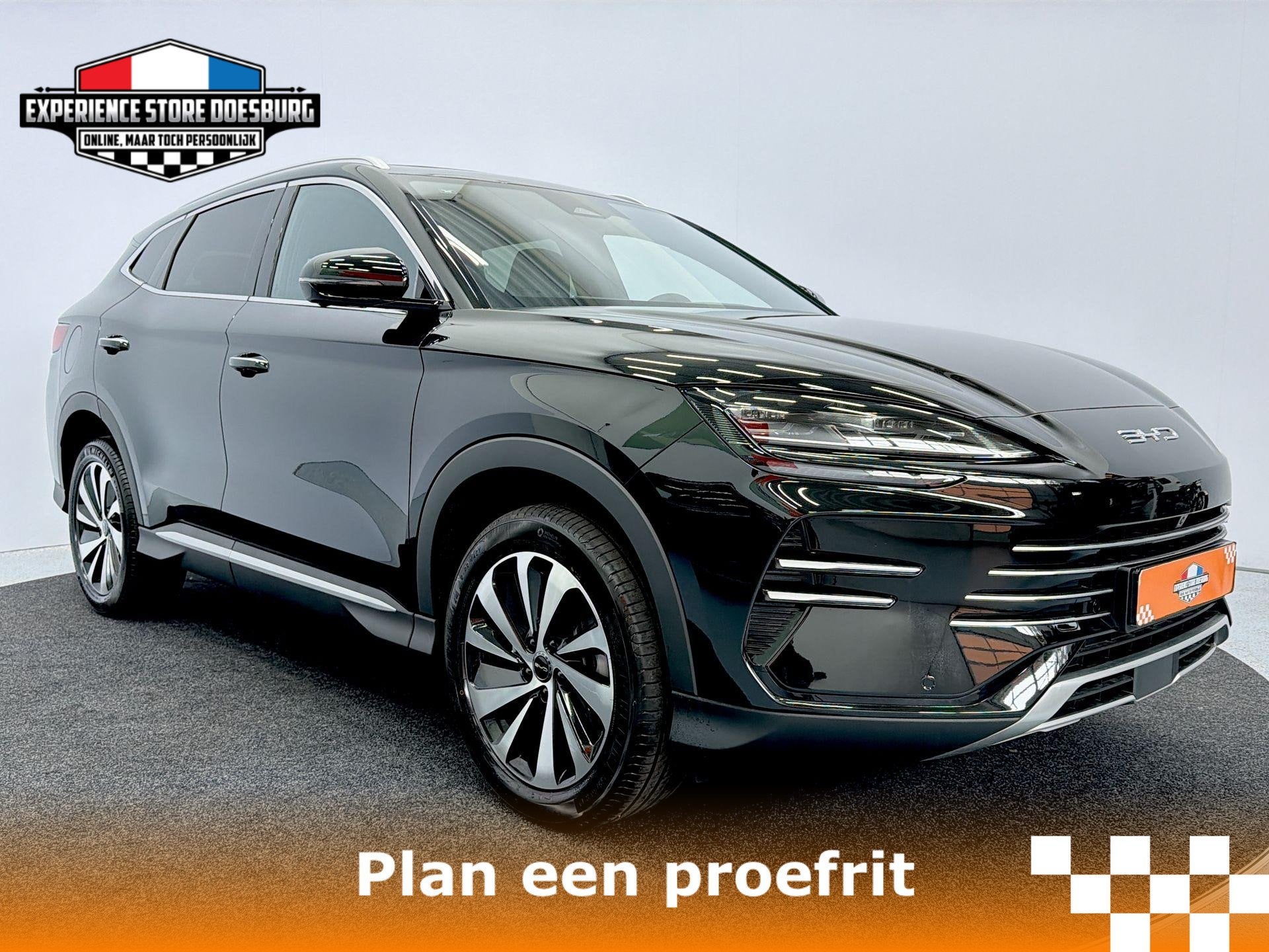 BYD Seal U PHEV DM-I Boost – Zwart met karakter, Auto's, BYD, Gebruikt, Met garantie (alle), Start-stop-systeem, 2020 kg