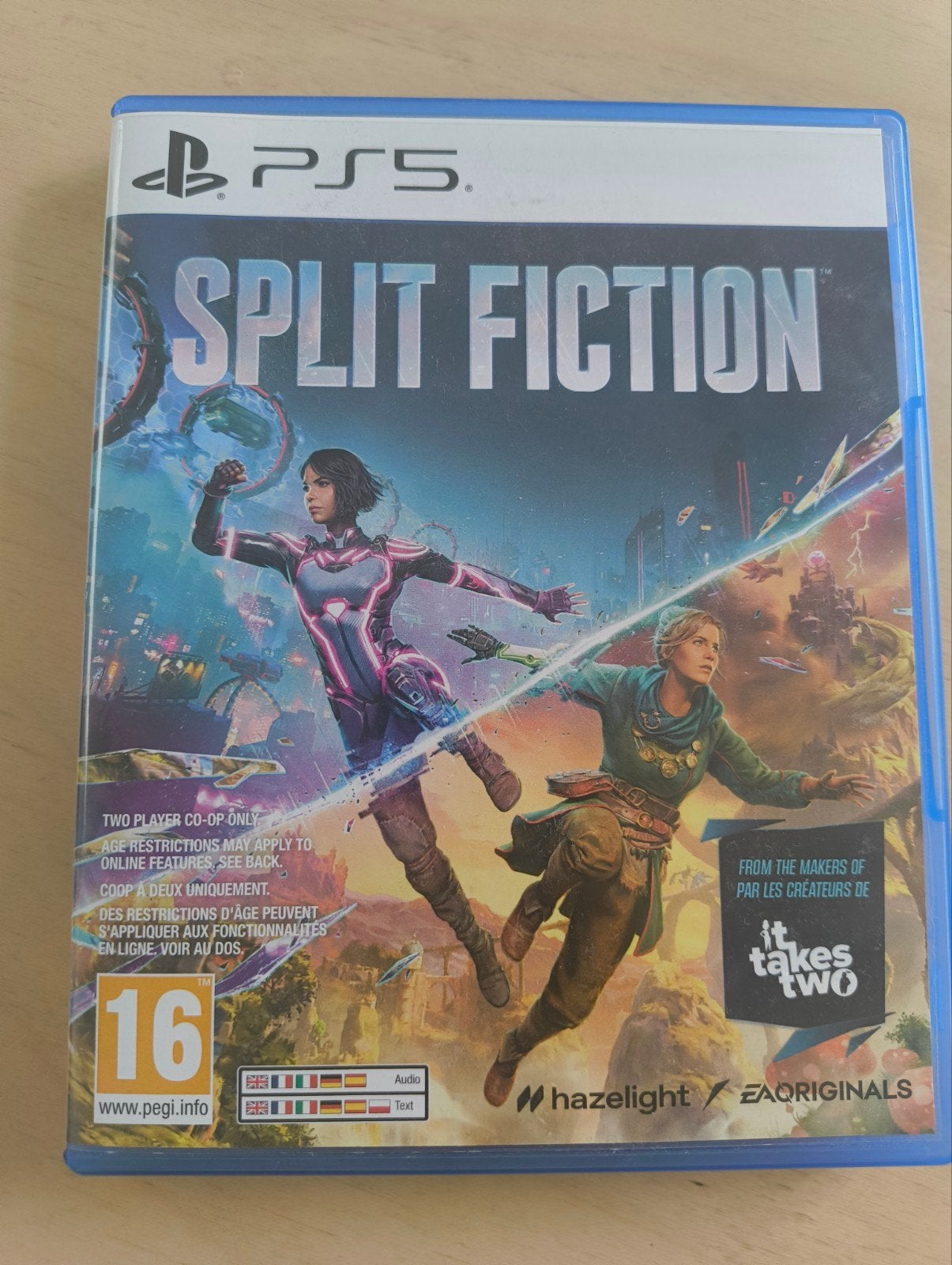 Split Fiction PS5, Avontuur en Actie, 2 spelers, Eén computer, Ophalen of Verzenden
