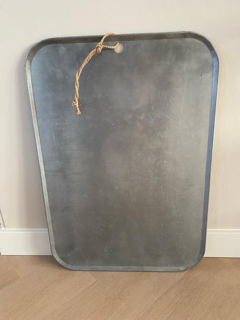 Madam Stoltz memobord met touw - Industrieel Design, Ophalen, Zo goed als nieuw, Rechthoekig, 50 tot 75 cm