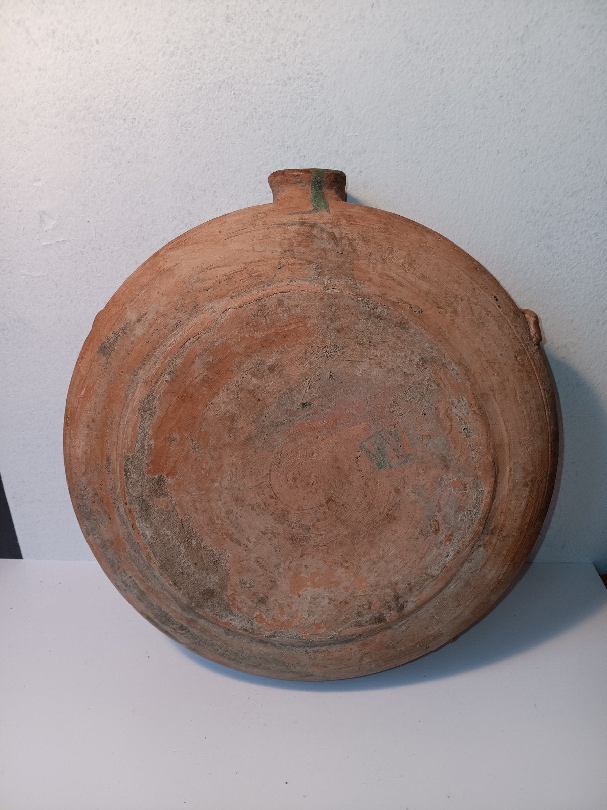 Antieke Aardewerk Veldfles - Uniek Verzamelobject, Ophalen of Verzenden