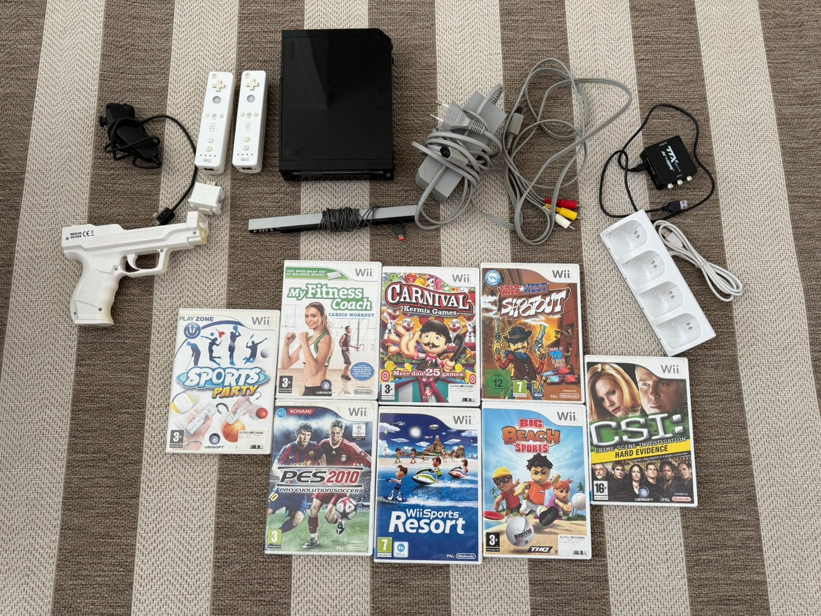 Nintendo Wii set!, Spelcomputers en Games, Ophalen of Verzenden, Zo goed als nieuw, Met 2 controllers