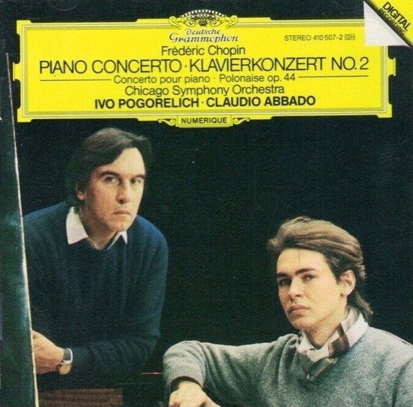 Chopin Pogorelich Abbado piano concert CD, Ophalen of Verzenden, Romantiek, Gebruikt, Overige typen