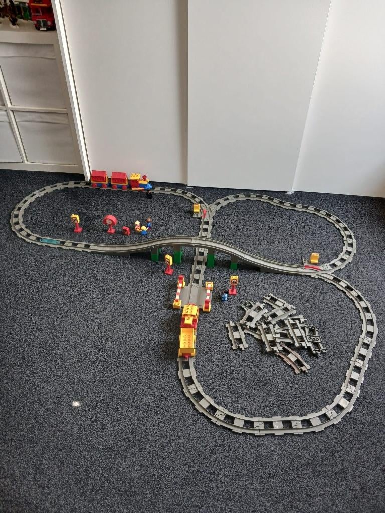 Duplo trein, Ophalen, Gebruikt, Inclusief extra onderdelen, Duplo