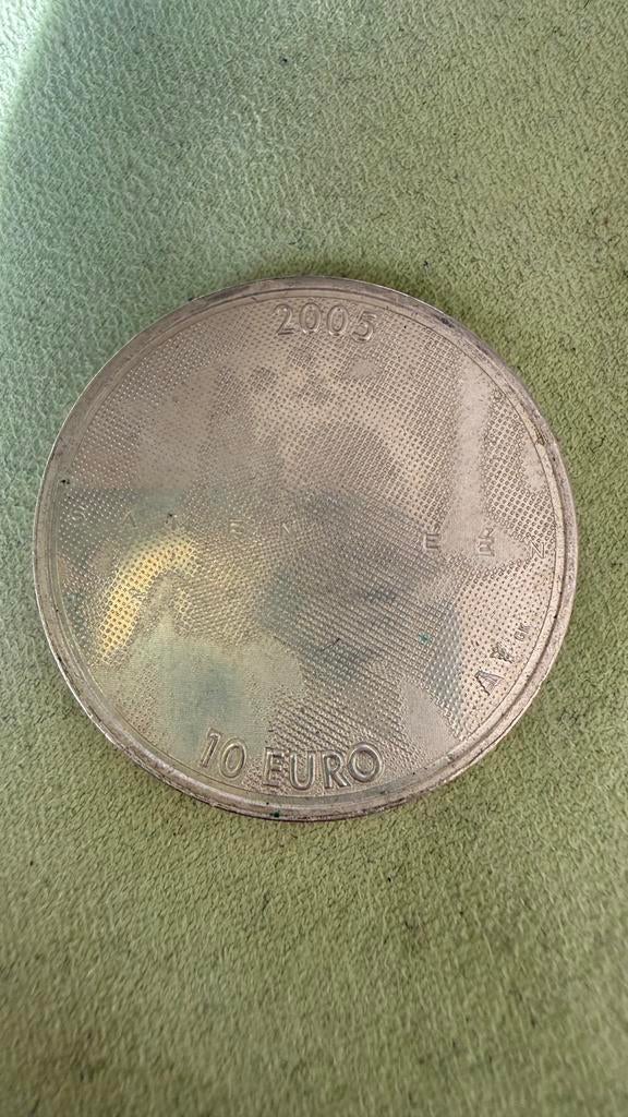 10 Euro 2005 25-Jarig regeringsjubileum Koningin Beatrix., Verzenden, Koningin Beatrix, Euro's