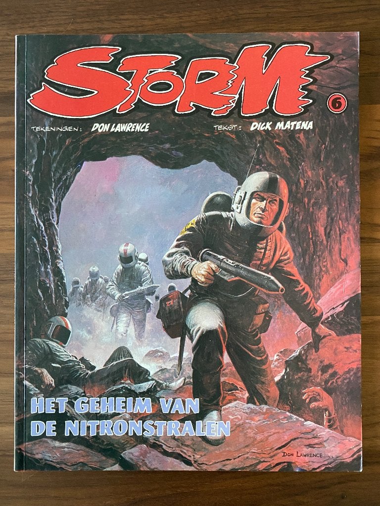 Storm - Het Geheim Van Nitronstralen, Don Lawrance, Dick Matena, Eén stripboek, Ophalen of Verzenden, Zo goed als nieuw