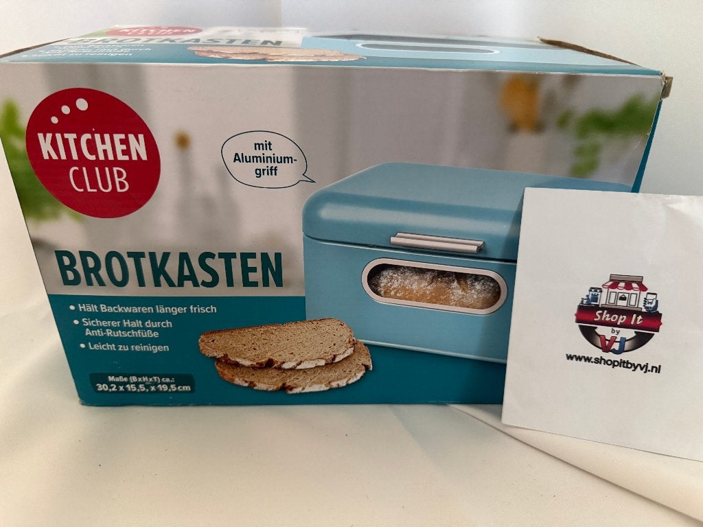 Broodtrommel Kitchen Club, Ophalen, Nieuw, Blauw, Overige typen