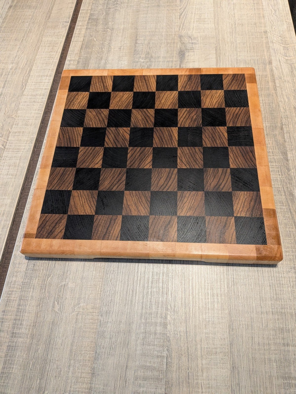 Handgemaakte End Grain Snijplank - Wenge, Essen, Zebrano, Ophalen of Verzenden, Nieuw
