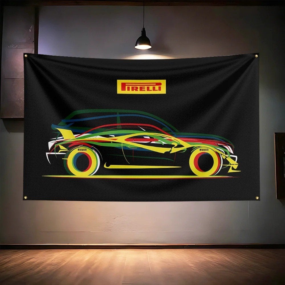 Grote vlaggen Pirelli (150x90cm), Diversen, Ophalen of Verzenden, Nieuw