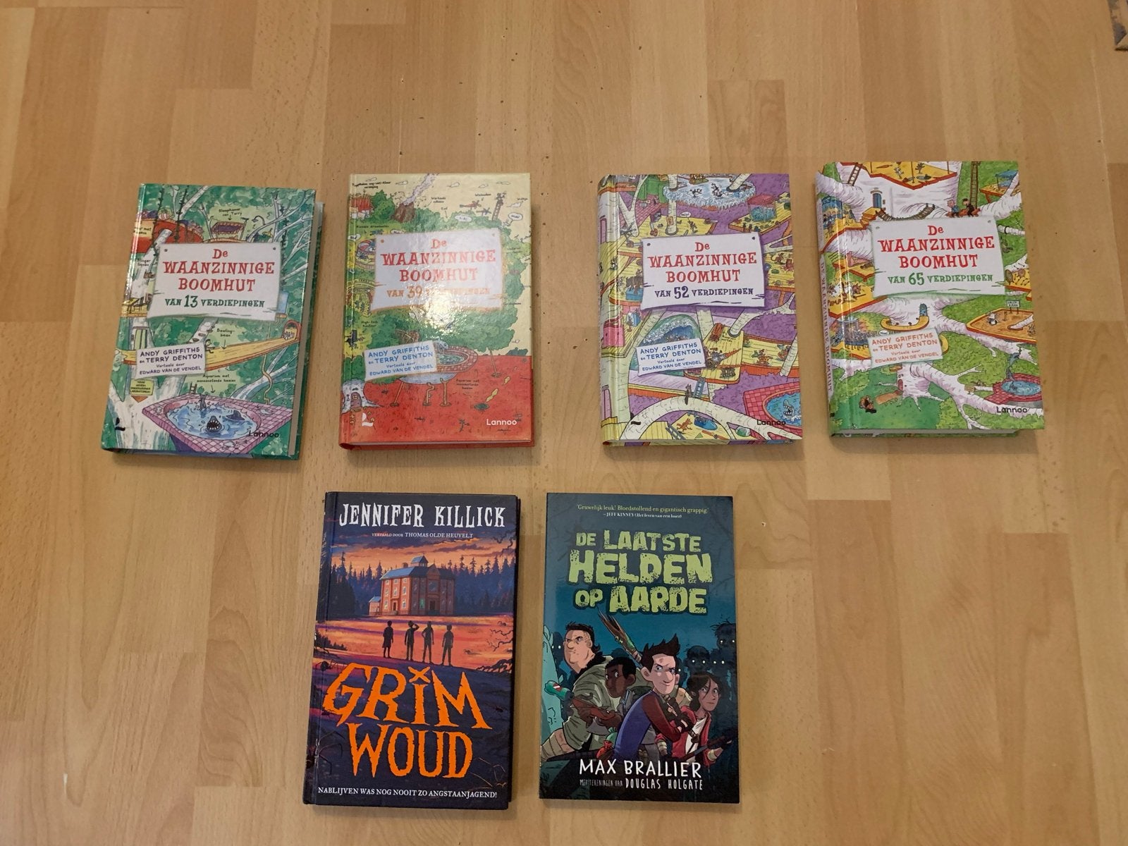 Kinderboeken: De Waanzinnige Boomhut, Grim Woud, Laatste Hel, Ophalen, Gelezen, Fictie algemeen