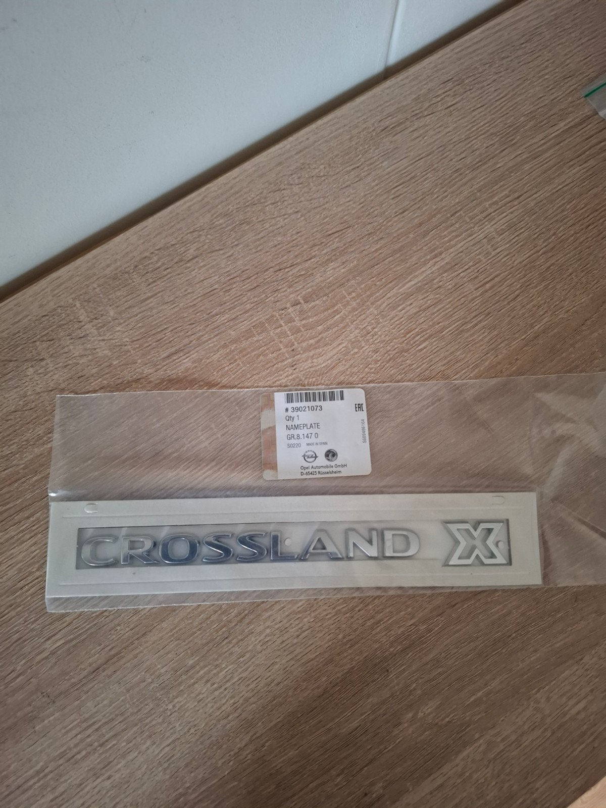 opel crossland x embleem achterklep, Ophalen of Verzenden