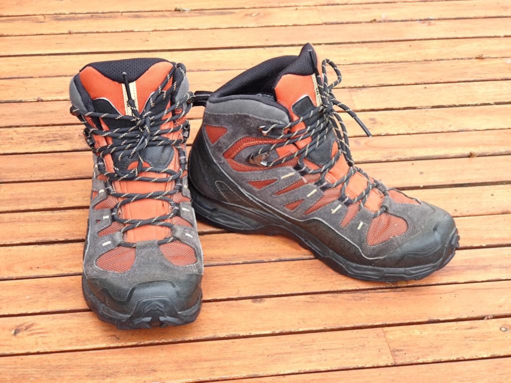 Salomon Conquest GTX - mt 41,5 - categorie A/B - half hoog, Sport en Fitness, Bergsport en Wandelen, Ophalen of Verzenden, Zo goed als nieuw