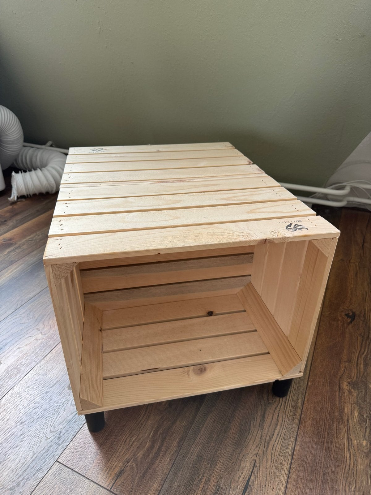 Bijzettafel fruitkistjes, Minder dan 55 cm, Rond, Nieuw, Ophalen