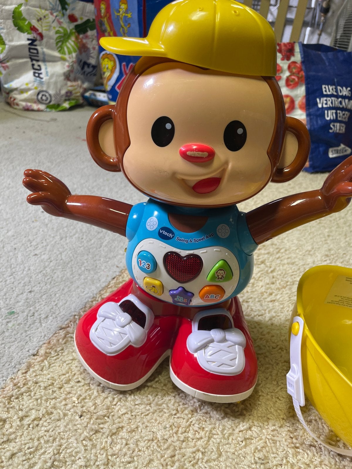 VTech Swing & Speel Aap - Interactief Speelgoed, Ophalen of Verzenden, Gebruikt, 6 maanden tot 2 jaar
