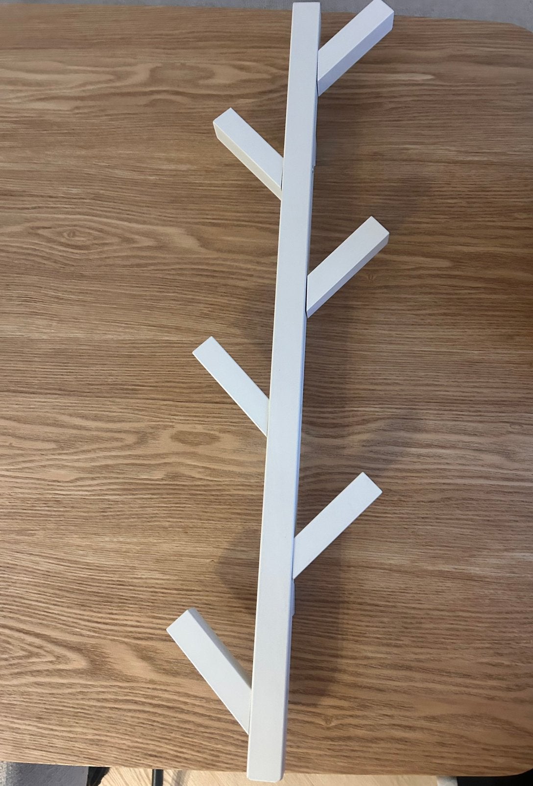 IKEA TJUSIG Kapstok - Wit, Zo goed als nieuw, Minder dan 100 cm, Hout, Ophalen