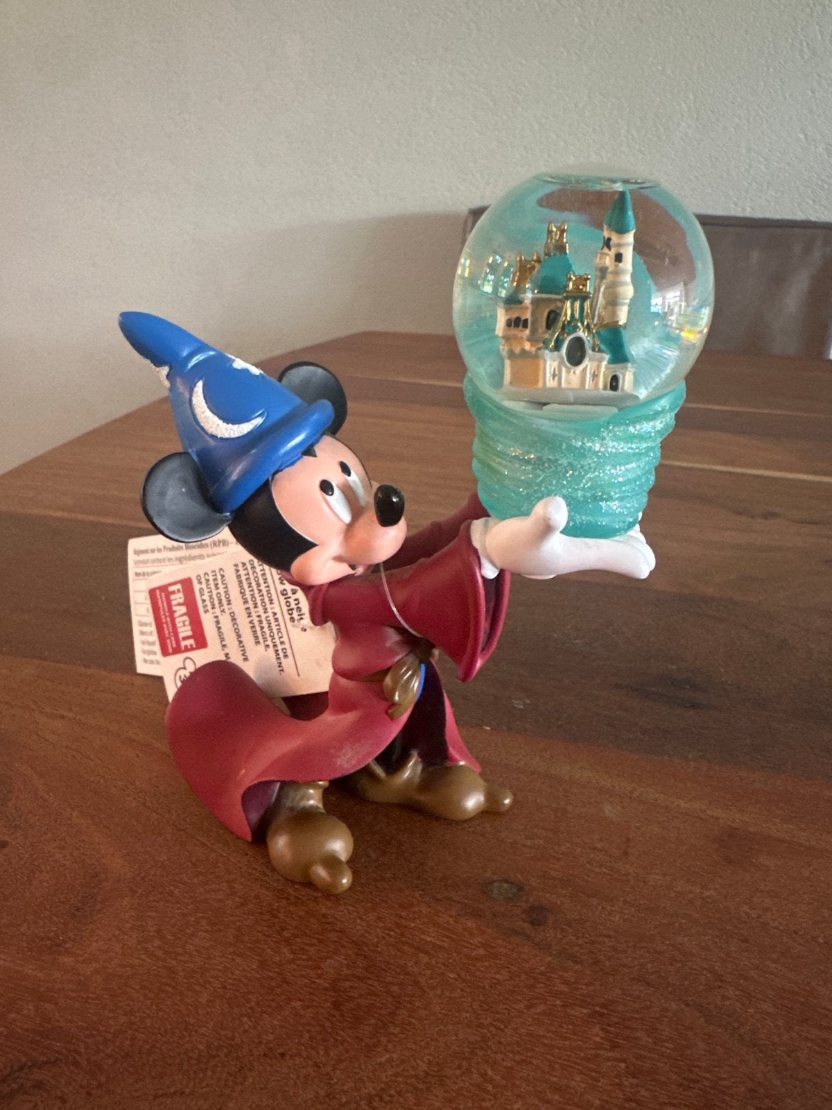 Mickey Mouse Tovenaarsleerling Sneeuwbol Disney, Ophalen of Verzenden, Mickey Mouse, Zo goed als nieuw, Beeldje of Figuurtje