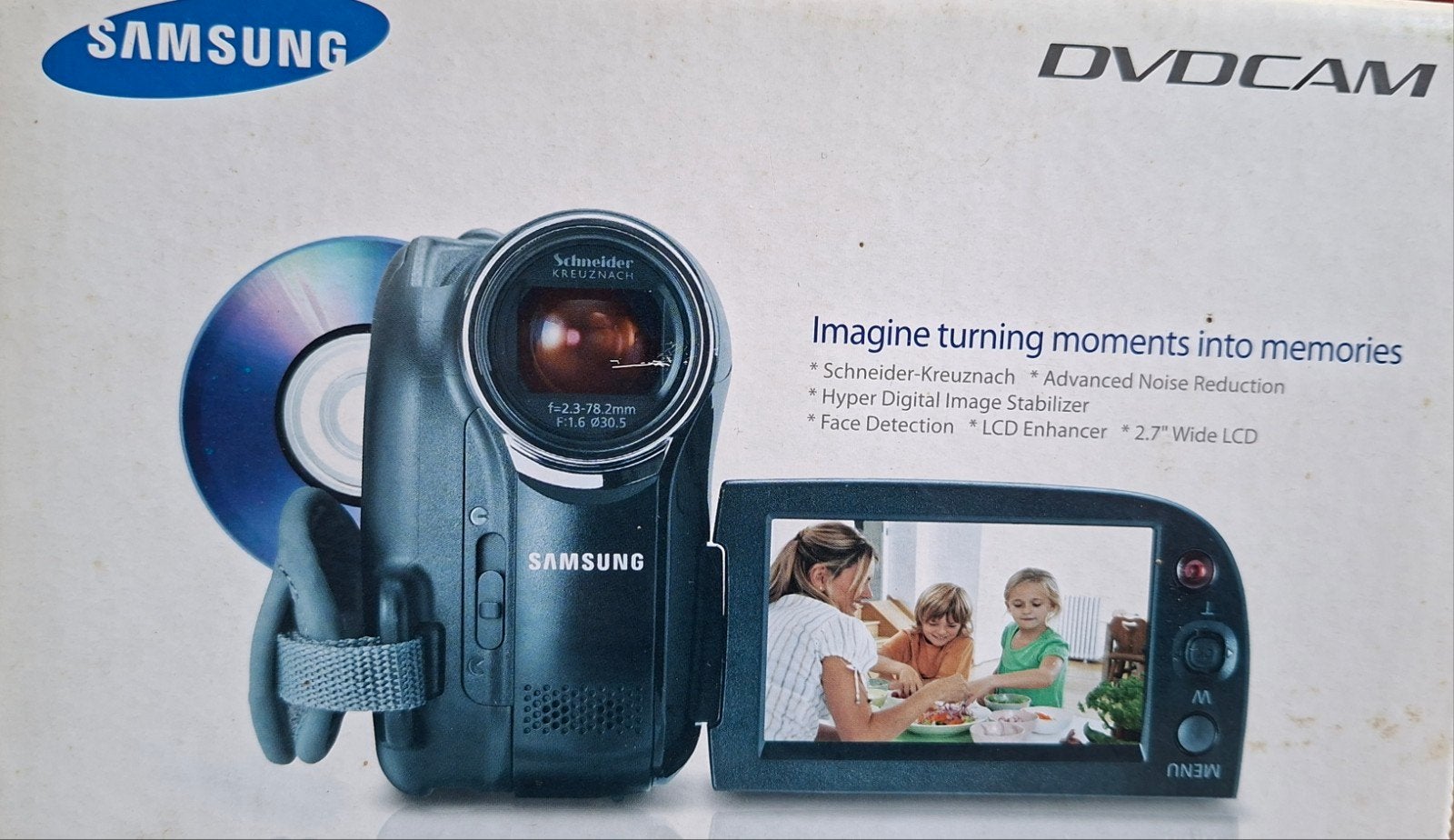 Samsung VP-DX200 DVD Camcorder met accessoires, Audio, Tv en Foto, Ophalen, Dvd, Minder dan 8x, Zo goed als nieuw