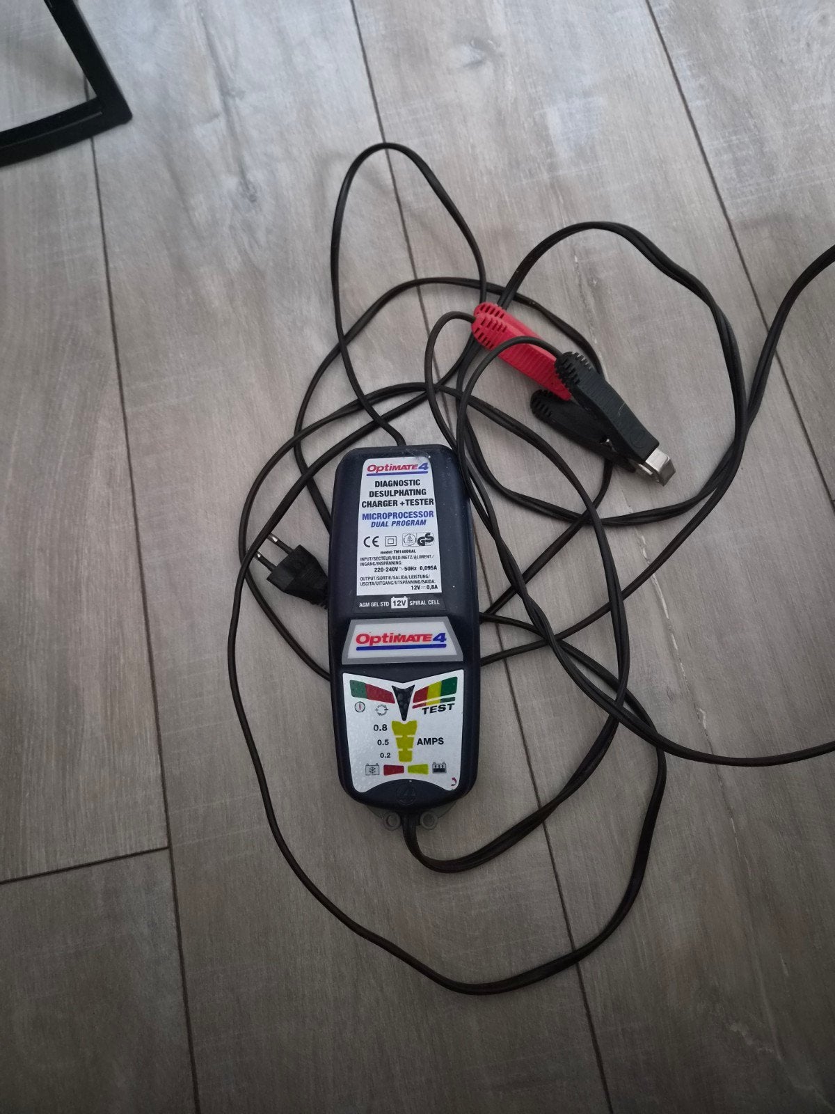 Optimate 4 Acculader en Tester - Diagnostisch Desulfaterend, Ophalen of Verzenden, Gebruikt