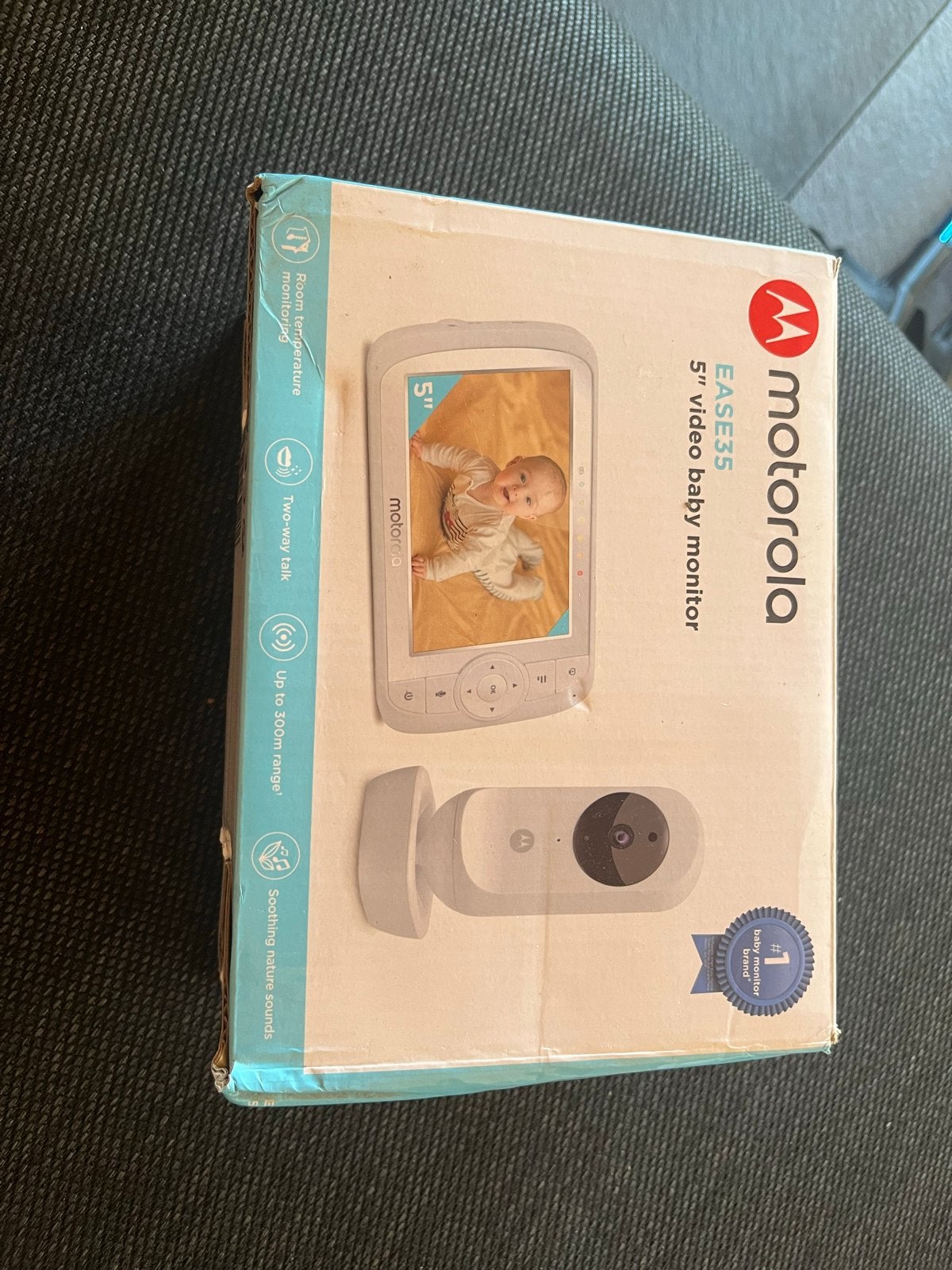 Motorola EASE35 5" Video Babyfoon met Camera, Kinderen en Baby's, Babyfoons, Ophalen of Verzenden, Zo goed als nieuw, 250 meter of meer