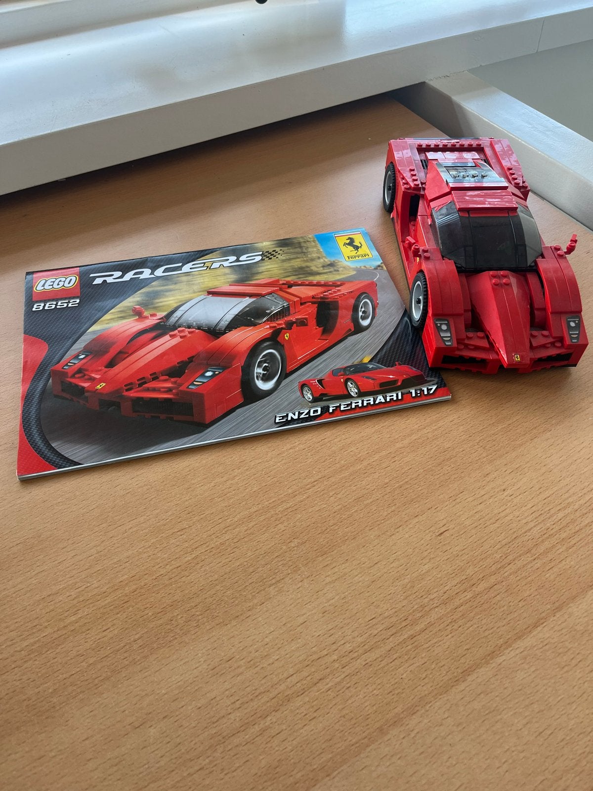 Lego Racers 8652 Enzo Ferrari 1:17 - Compleet met instructie, Ophalen of Verzenden, Zo goed als nieuw, Overige merken