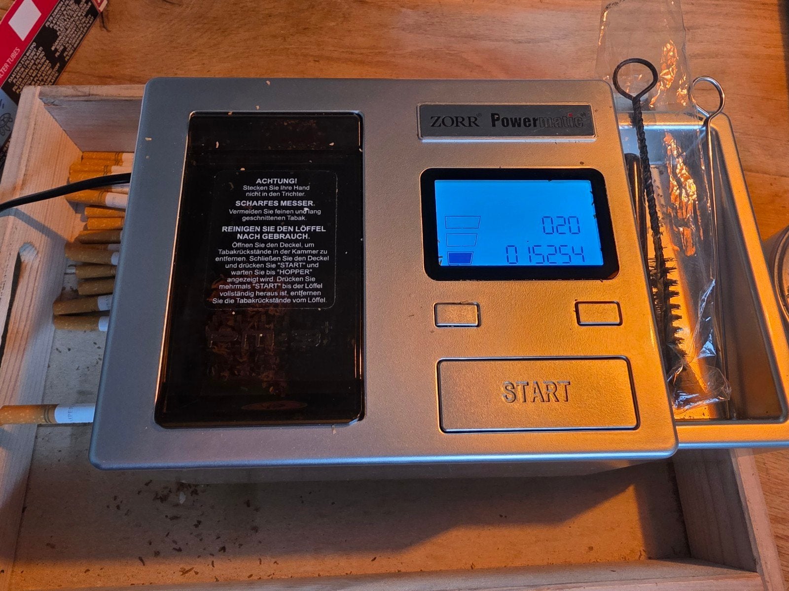 zorr powernatic 3 deluxe sigaretten maker roken sigaret, Verzamelen, Ophalen, Zo goed als nieuw, Overige typen