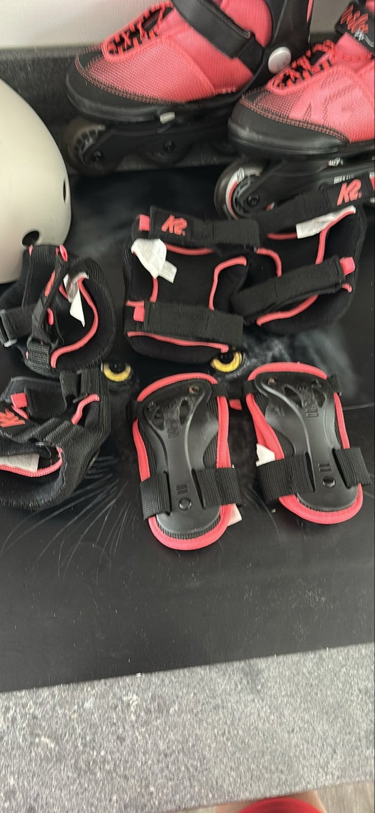 K2 Marlin inline skates met bescherming en helm, K2, Gebruikt, Ophalen of Verzenden, Inline skates 4 wielen