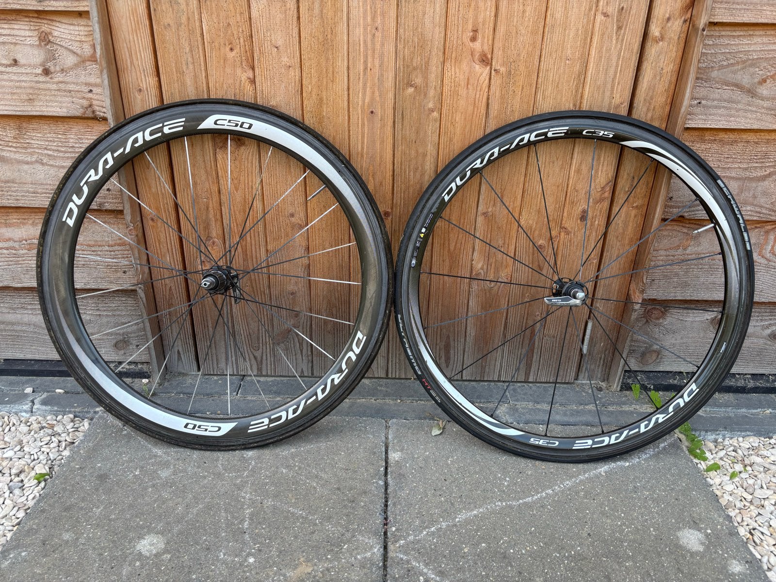 Dura-Ace C50 en C35 Wielset - velgremmen, Ophalen, Gebruikt, Overige typen