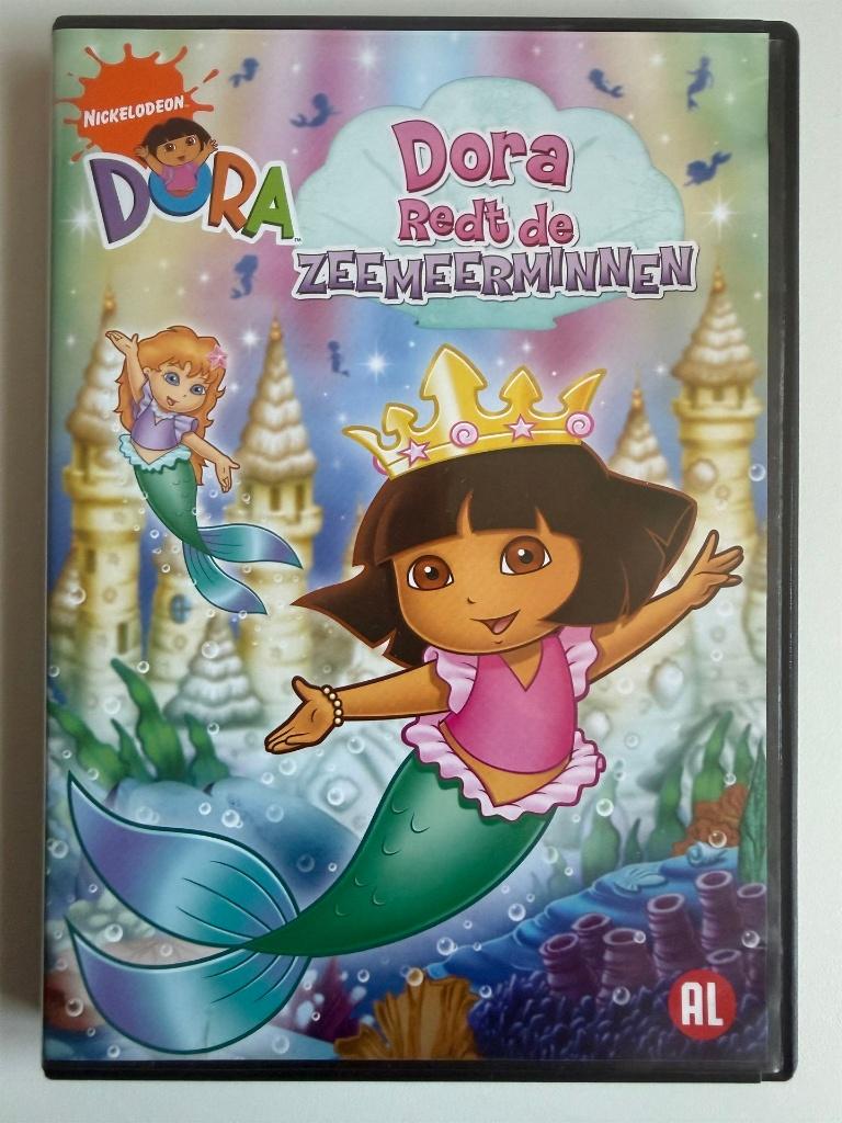 Dora The Explorer - Dora Redt De Zeemeerminnen (2007) DVD |, Alle leeftijden, Ophalen of Verzenden, Zo goed als nieuw
