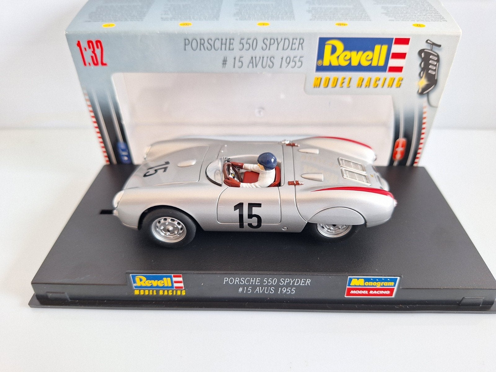 Revell Porsche 550 Spyder  #15 Avus 1955 Ref Nr 08363, Kinderen en Baby's, Overige merken, Racebaan, Revell, Nieuw