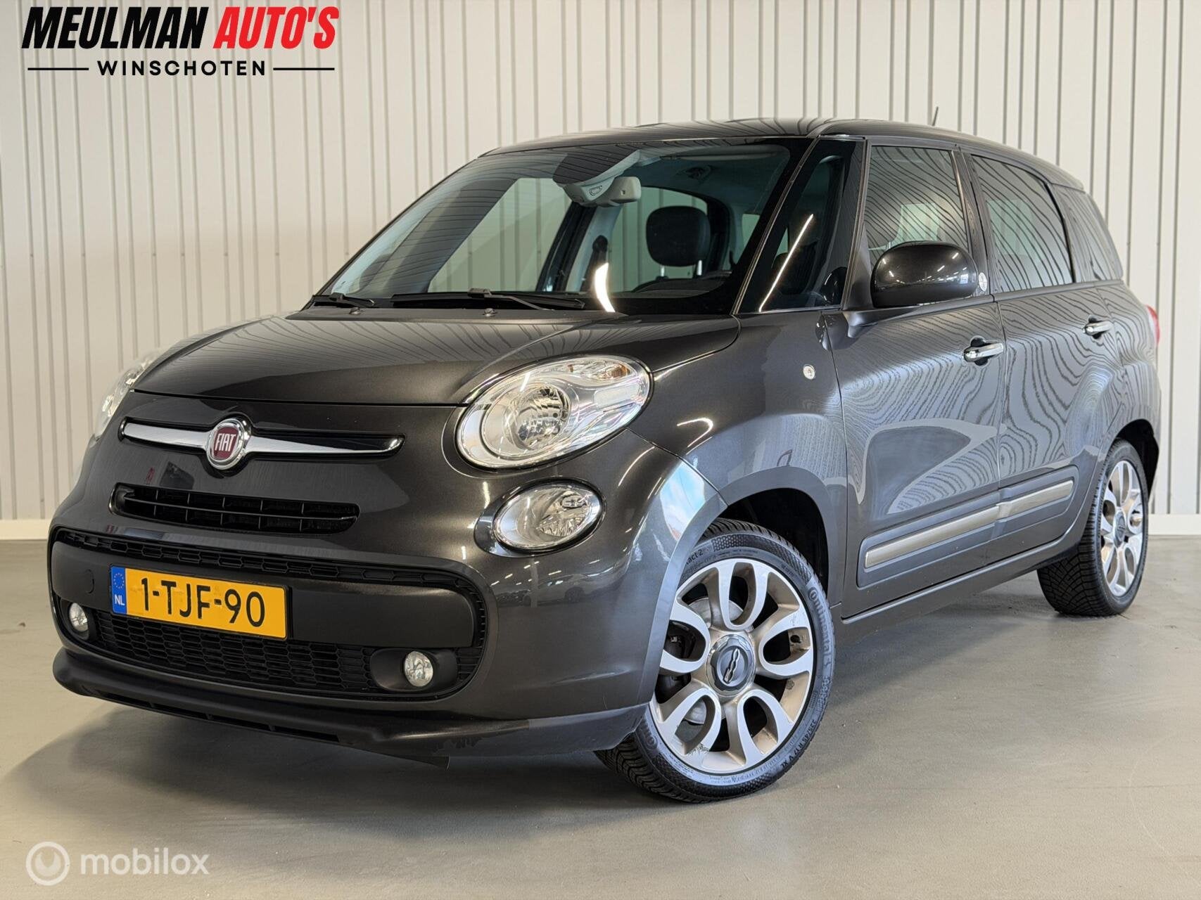 Fiat 500 L Living 0.9 TwinAir Lounge 7p., Gebruikt, 7 stoelen, Origineel Nederlands, Bedrijf
