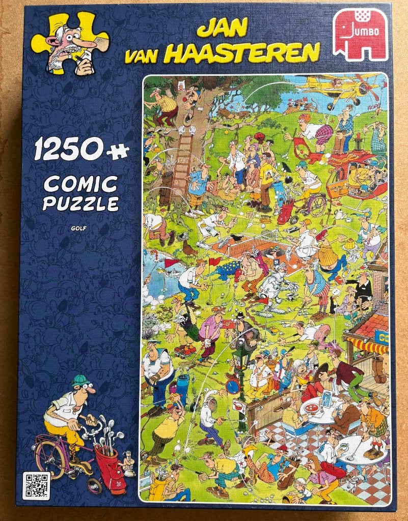 Jan van Haasteren “Golf”, Ophalen of Verzenden, 500 t/m 1500 stukjes, Zo goed als nieuw, Legpuzzel