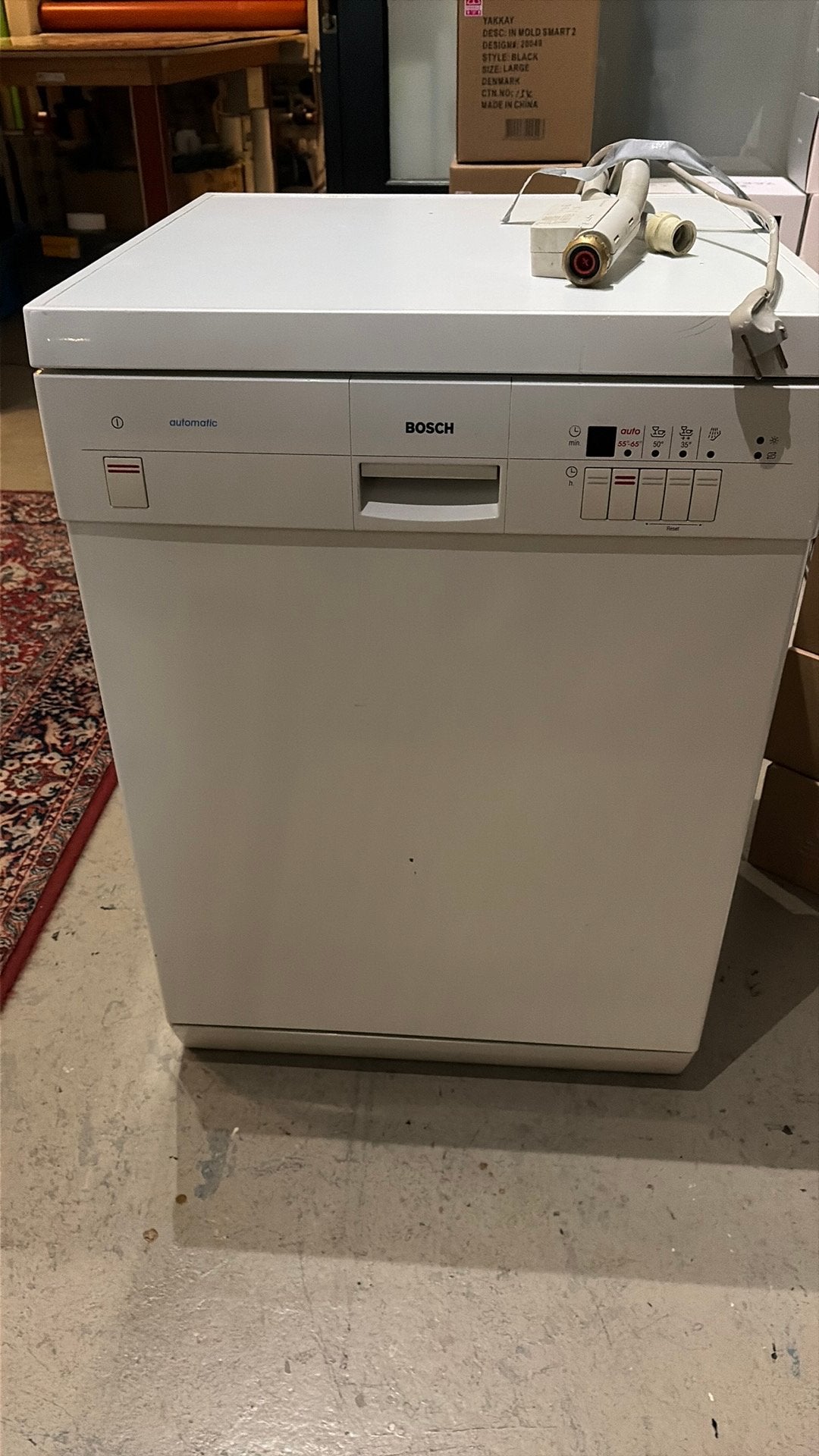 Bosch Vrijstaande Vaatwasser - Wit, Ophalen, Gebruikt, 60 cm of meer, Eco programma