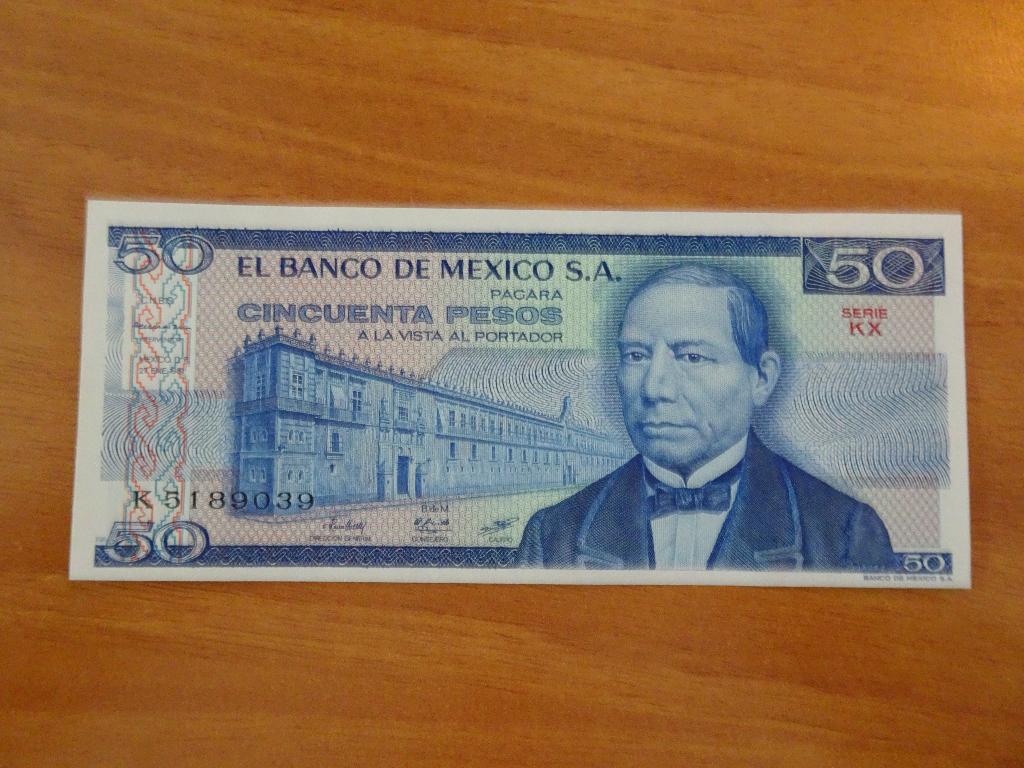 Bankbiljet Mexico 50 Pesos 1981, Verzenden, Noord-Amerika, Los biljet