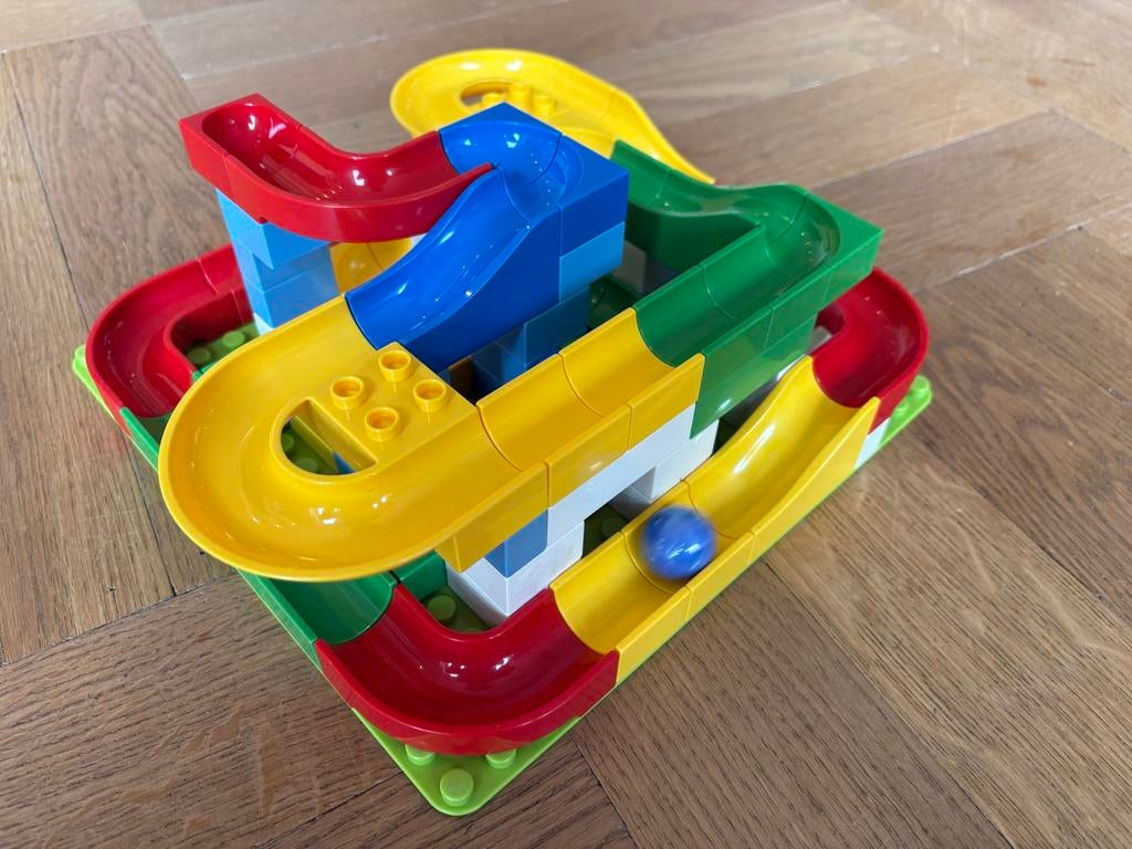Bouwblokken Knikkerbaan - Creatief Speelplezier, Ophalen of Verzenden, Gebruikt, Overige merken