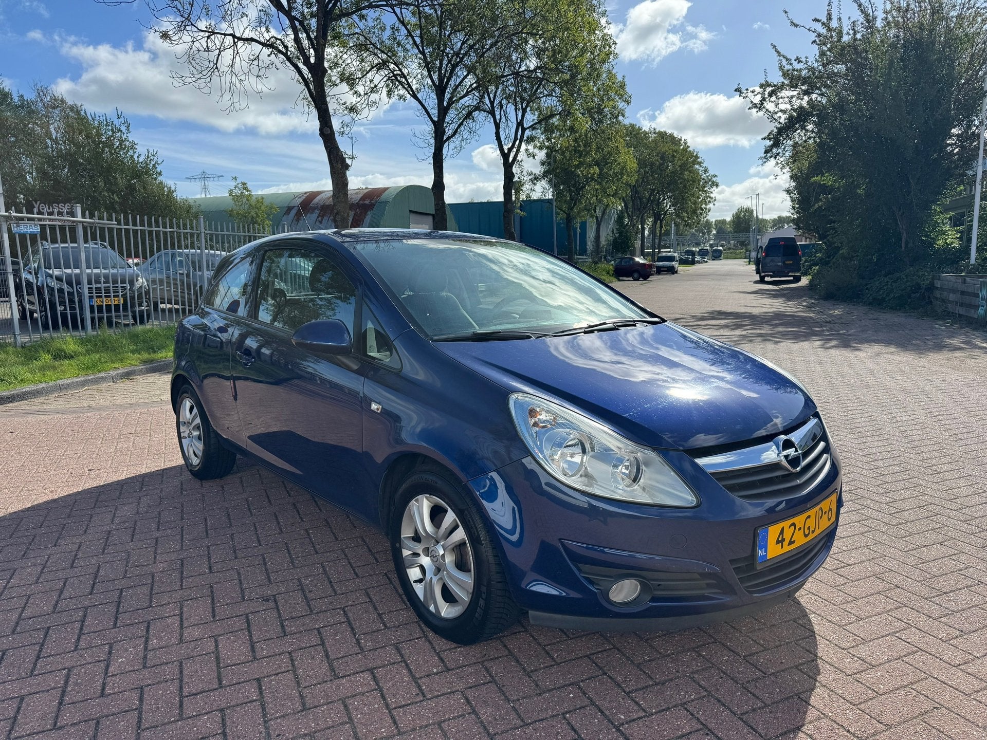 Opel Corsa 1.2-16V Enjoy, Voorwielaandrijving, 450 kg, Blauw, 1229 cc