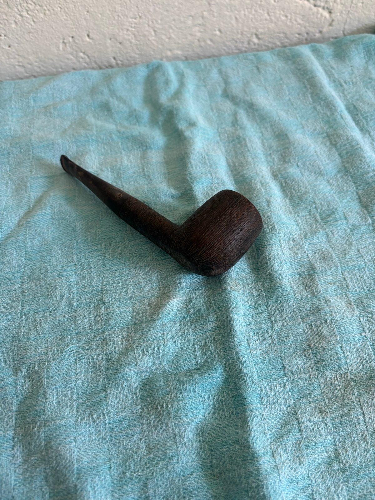 Vintage houten pijp, Verzamelen, Rookartikelen, Aanstekers en Luciferdoosjes, Ophalen, Gebruikt, (Water)pijp