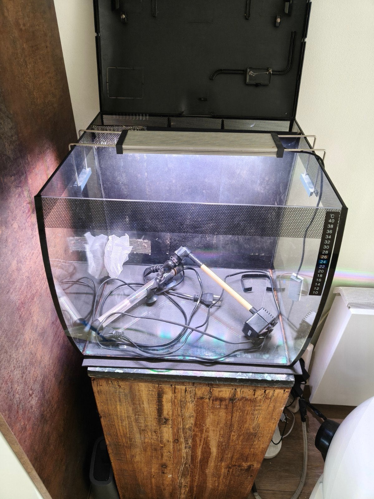 Te koop Fluval flex 57 liter met toebehoren, Ophalen, Gebruikt, Leeg aquarium, Fluval