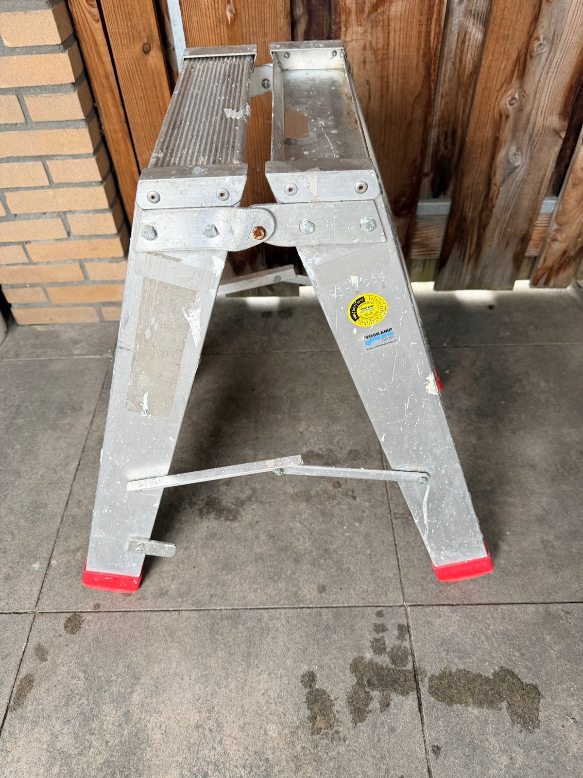 Stevige aluminium trap - Gebruikt, maar functioneel, Ophalen, Zo goed als nieuw, Trap, Minder dan 2 meter