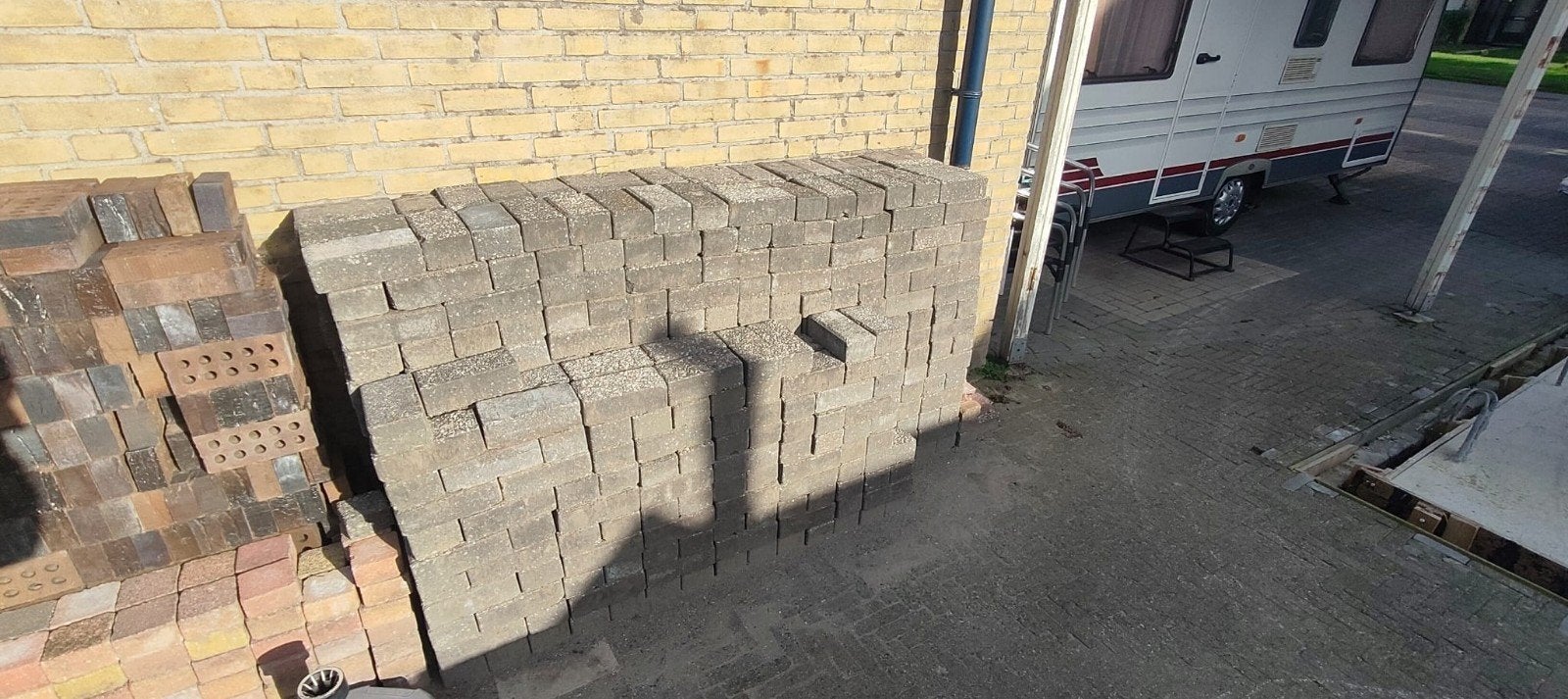 Klinkers...., Gratis ophalen., Doe-het-zelf en Verbouw, Ophalen, Bakstenen