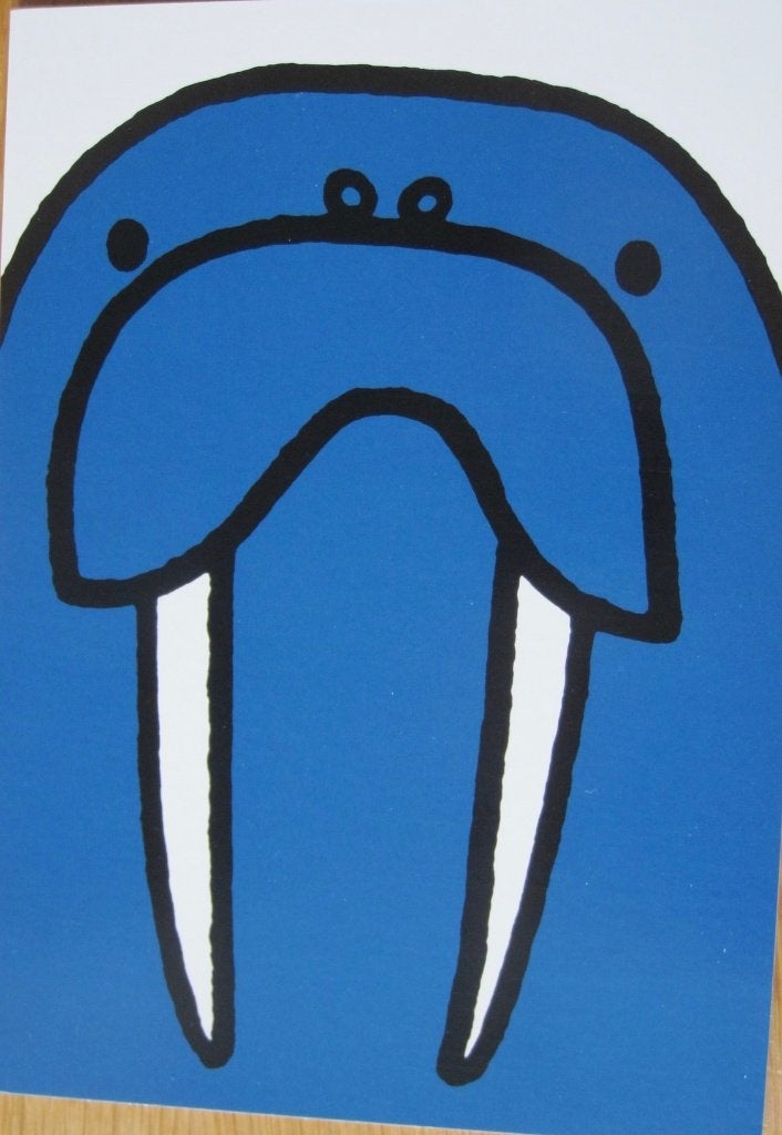 Voor het kind - kinderkaarten - walrus - nieuw - Dick Bruna, Verzenden, 1980 tot heden, Ongelopen, Kinderen