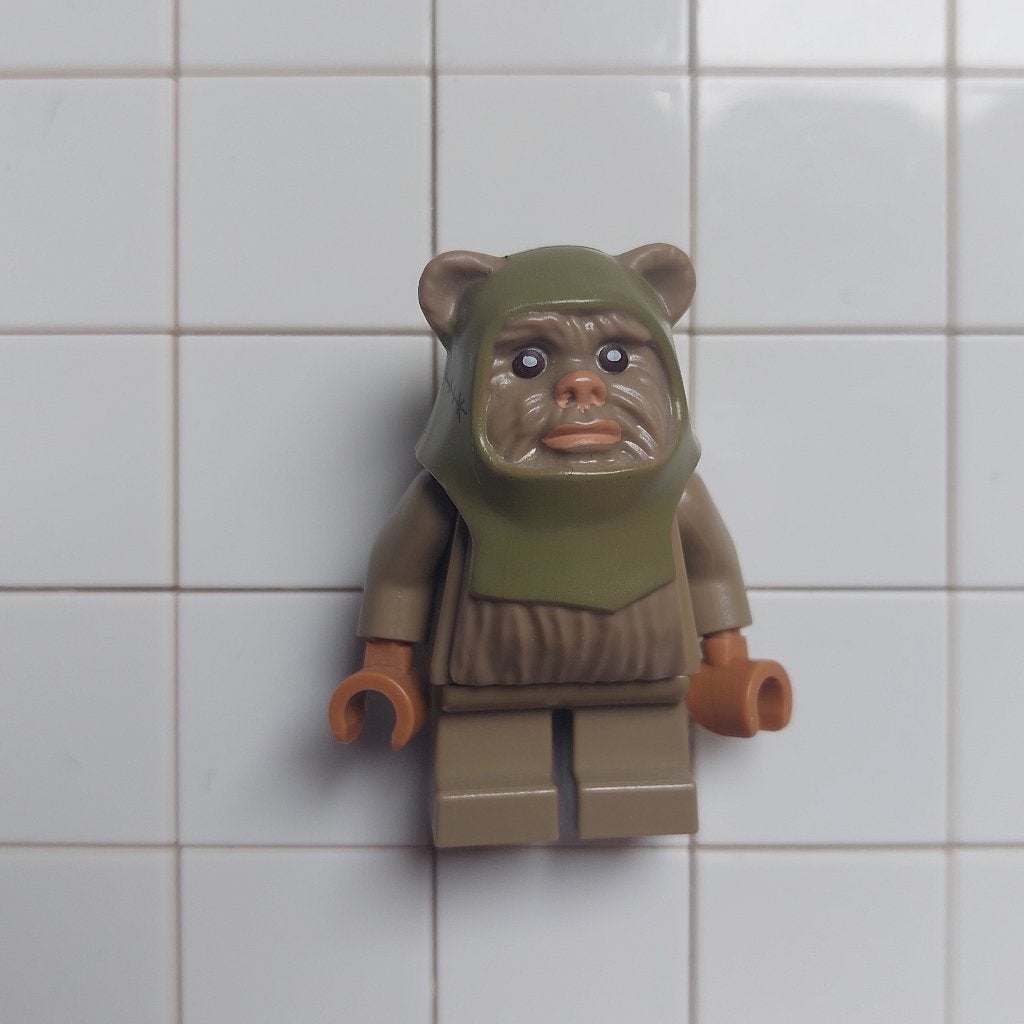 LEGO Star Wars Minifig - Ewok Warrior - sw0508, Ophalen of Verzenden, Zo goed als nieuw